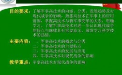 军事高科技知识有哪些内容（军事高科技基础知识内容）