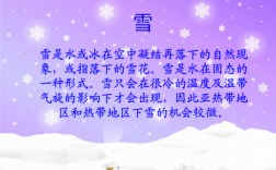 跟雪有关的科技知识有哪些（有关雪的科普知识）