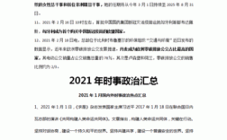 时政方针科技知识（2021时政科技）