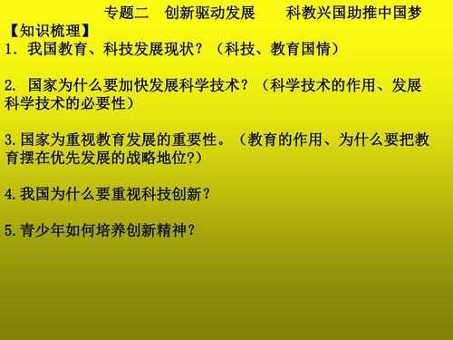 初中政治中国科技知识点（初中政治科技创新知识点）-图1