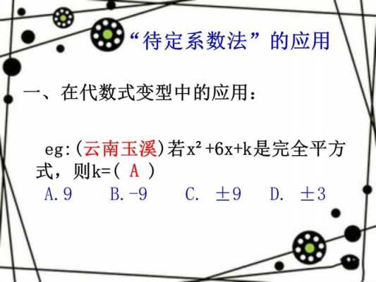 待定系数法的应用科技知识（待定系数法的应用科技知识有哪些）-图3