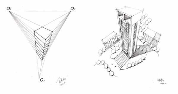 透视建筑物的科技知识点（建筑物的透视怎么画）-图2