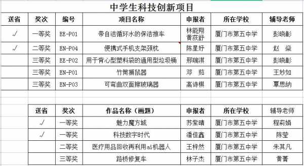 福建青少年科技知识大赛（福建青少年科技创新大赛作品）-图1