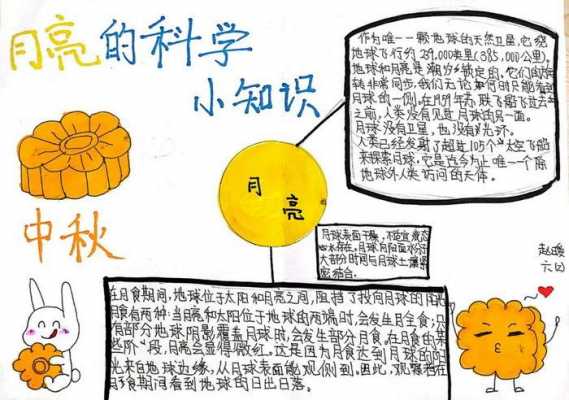 关于月亮的科技知识手抄报（关于月亮科学的手抄报）-图3