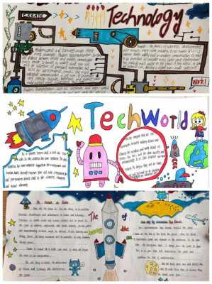 英语手抄报主题科技知识（英语科技手抄报图片大全初中）-图2