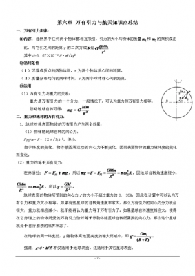 与万有引力有关的科技知识（与万有引力有关的科技知识点）-图3