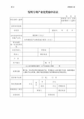 科技知识产权奖励申请表（科技知识产权奖励申请表怎么填）-图1