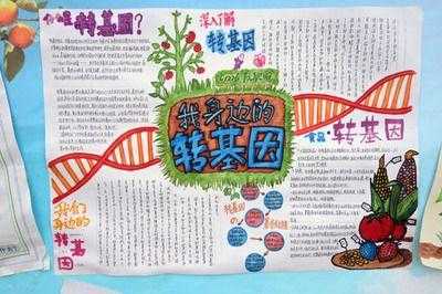 现代生物科技知识手抄报（现代生物技术手绘海报）-图1