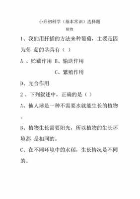 中小学科技知识选择题（中小学科技知识选择题怎么做）-图3