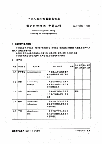 煤矿科技知识（煤矿科技术语）-图2