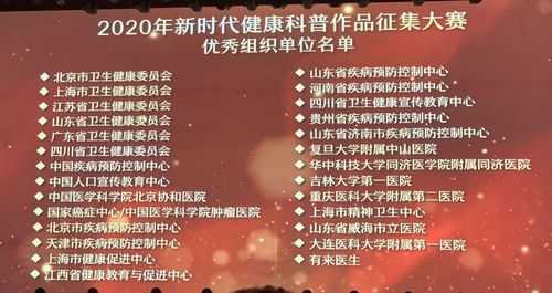 健康科技知识大赛获奖名单（2020年健康科普知识竞赛）-图1