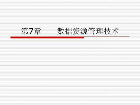 数据资源管理科技知识（数据资源管理局考试内容）-图1