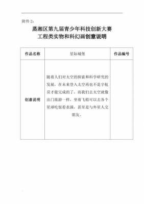 科技知识大赛题材设计说明（科技知识大赛题材设计说明怎么写）-图1