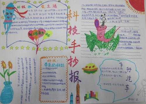 小学生科技知识电脑小报（小学生科技电脑画）-图1