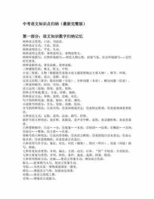 中考语文科技知识点汇总（中考语文课外知识汇总）-图1