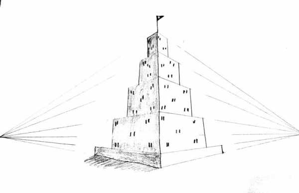 透视建筑物的科技知识（透视建筑物简笔画）-图2