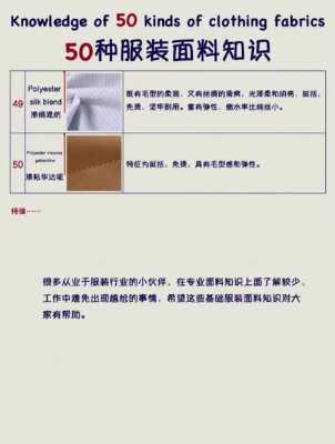 介绍衣服面料科技知识大全（关于衣服的面料解说）-图1