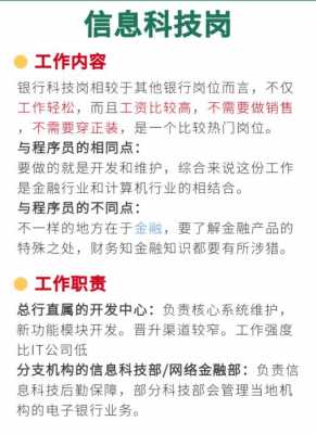 考银行的信息科技知识（银行信息科技岗做什么）-图1